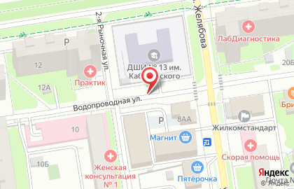 Киоск по продаже фруктов и овощей на Парковом проспекте на карте