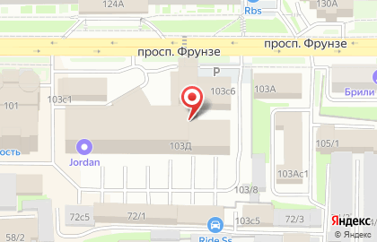 Сеть супермаркетов Быстроном на проспекте Фрунзе на карте