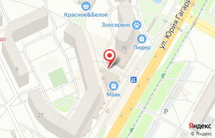 Салон связи Билайн на улице Юрия Гагарина на карте