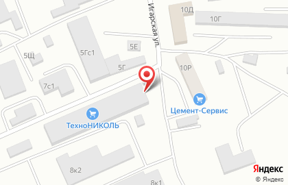 Торговая компания Хакасагроснаб на Игарской улице на карте