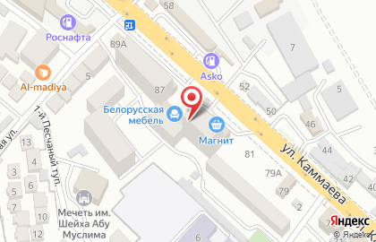 Магазин мебели Белорусская мебель в Кировском районе на карте