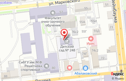 Детский сад №248 в Центральном районе на карте