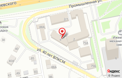 Лизинговая компания УралБизнесЛизинг на Промышленной улице на карте