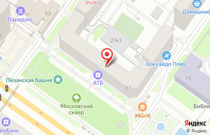 Автодозор в Октябрьском районе на карте