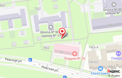 Южного АО при Поликлинике # 119 на карте