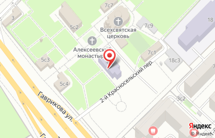Школа при Алексеевском монастыре на карте