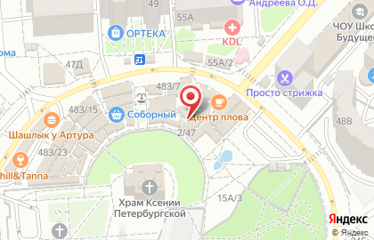 Киоск по продаже зоотоваров на улице Владимира Невского на карте