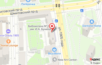 Ресурсный центр ЕГЭ Москва на улице 1905 года на карте