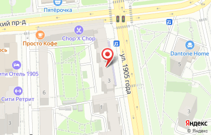Автошкола Global в Пресненском районе на карте