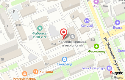 Агентство недвижимости Квартира в Центральном районе на карте
