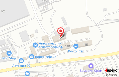 СТО АВТОКЛИК в Гагаринском районе на карте