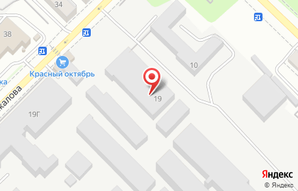 Центр мебели Мякишъ на улице Чкалова на карте