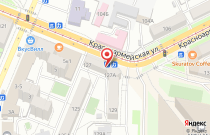 Фирменный магазин Напитки для взрослых на Красноармейской улице на карте