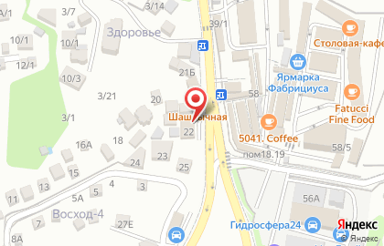 Twin Motor в Хостинском районе на карте