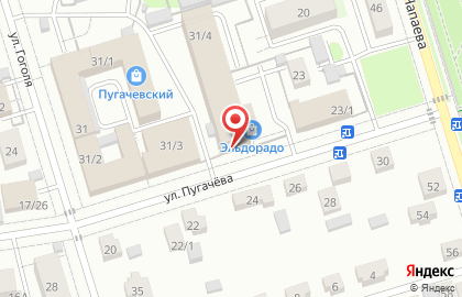Магазин бытовой техники и электроники Эльдорадо на улице Гоголя на карте