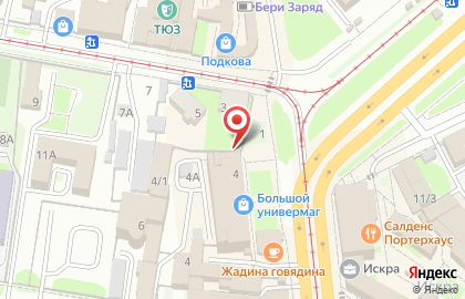 Киоск по ремонту обуви на улице Коминтерна на карте