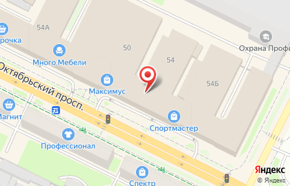Телекоммуникационная компания Pskovline на Октябрьском проспекте на карте
