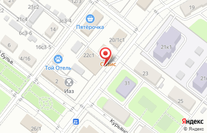 Столовая в Москве на карте