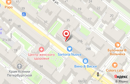 Сервисный центр швейцарских часов Цюрих в Петроградском районе на карте