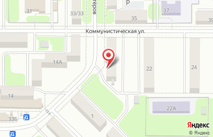Торгово-монтажная фирма Оконные системы на Коммунистической улице на карте