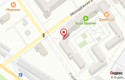 Парикмахерская Кокетка на Стахановской улице на карте