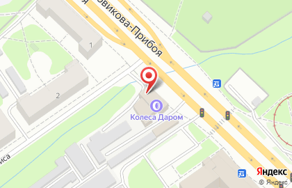 Торговая компания КрепКо-НН на улице Новикова-Прибоя на карте
