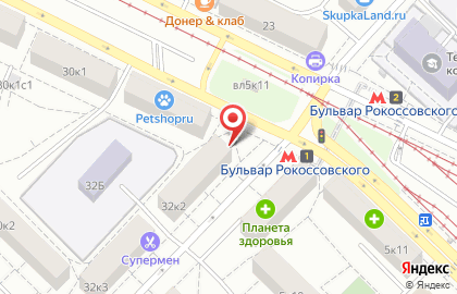 Ломбард Яблоко на Бульваре Рокоссовского на карте