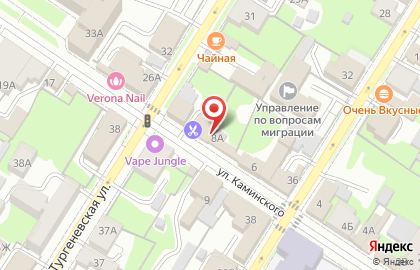 Салон мебели Анастасия в Центральном районе на карте