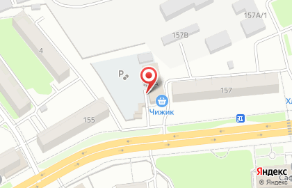 Автостоянка в Кургане на карте