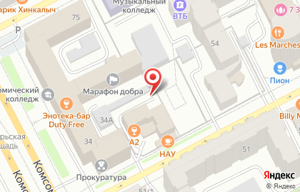 ООО Евро на улице Луначарского на карте