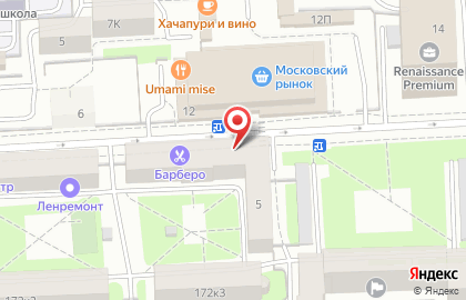 Парикмахерская Красотка на улице Решетникова на карте