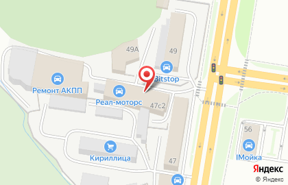 Автомойка в Вологде на карте
