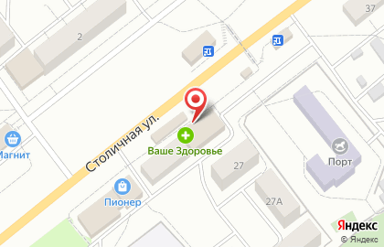 Магазин фруктов и овощей на Столичной улице на карте