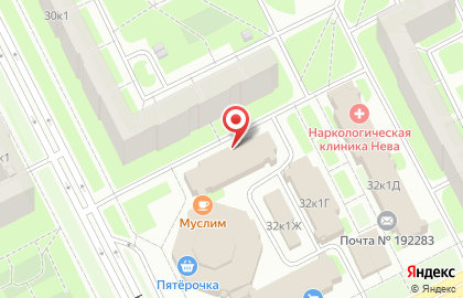 Балканский округ Муниципальное образование в Фрунзенском районе на карте