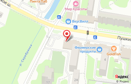 Магазин товаров для животных в Москве на карте