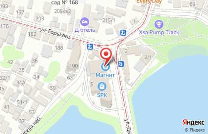 Отделение КБ Кубань кредит на улице Дмитриевская Дамба на карте