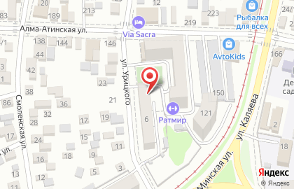 Тренажерный зал Геркулес-2 на улице имени Урицкого на карте
