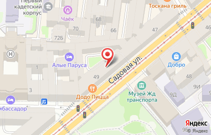 Столовая Ложка на Садовой улице на карте