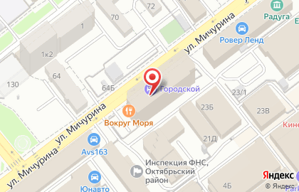 Компания по интеграции и обслуживанию IT-систем ИТЕРРА на улице Мичурина на карте