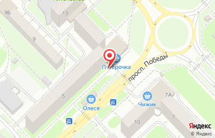 Нижегородский филиал Банкомат, Газпромбанк на проспекте Победы в Кстово на карте