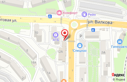 Киоск печатной продукции Печать Владивосток в Первомайском районе на карте