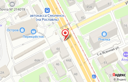 Щиты 3х6 от Север на улице Крупской на карте