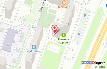 Магазин товаров для спорта на Земской улице на карте