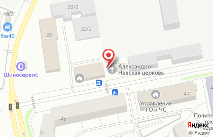 Церковь Святого Благоверного Князя Александра Невского в Сыктывкаре на карте