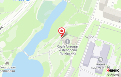 Храм-часовня Антония и Феодосия Киево-Печерских на карте