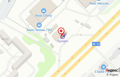 Лукойл в Казани на карте