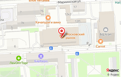 Московский Рынок на карте