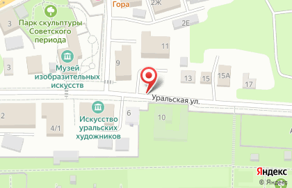 EKG на улице Уральская на карте