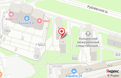 Торговая компания ИнКар на Рублёвском шоссе на карте