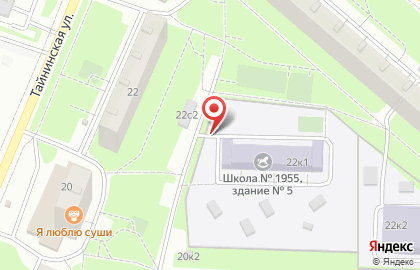 Детский сад №2705 на карте